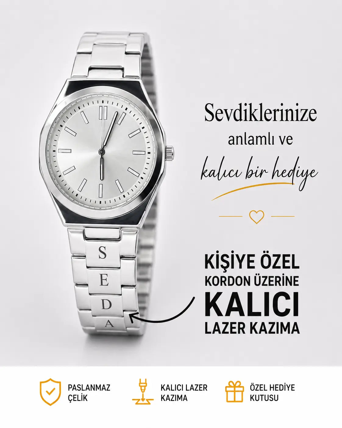 Premium Kişiye Özel Erkek Saat Modeli 10