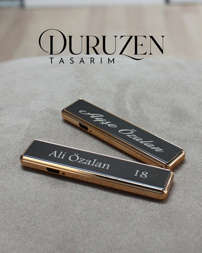 Kişiye Özel Elektrikli USB Çakmak