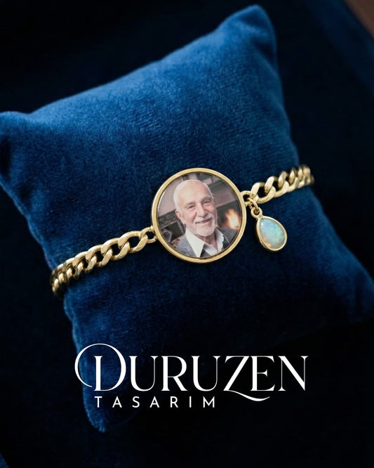 Kişiye Özel Renkli Fotoğraflı Hatıra Canlı Bileklik