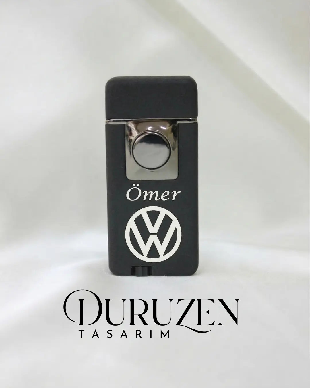 Kişiye Özel Tasarımlı Şık Siyah Çakmak