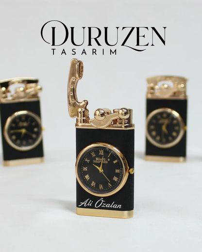 Kişiye Özel Saatli Rüzgar Çakmak